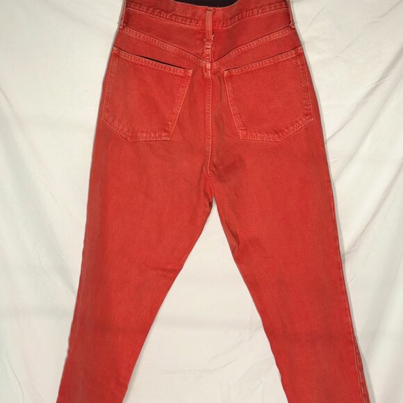 MADEWELL High Waist Red Jeans - Picture 3 of 3